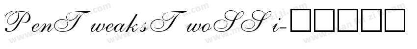 Pen Tweaks Two SSi字体转换